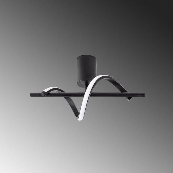 Crna LED stropna svjetiljka 7x41 cm Likma – Opviq lights-image-1