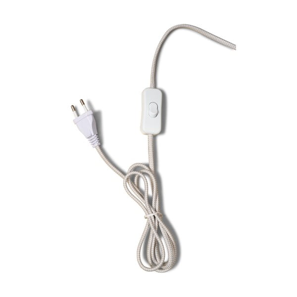 Bijela stolna lampa s tekstilnim sjenilom (visina 75 cm) Reykjavik – it's about RoMi-image-3