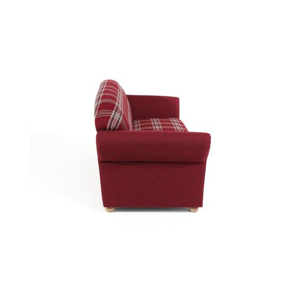 Crvena karirana sofa Max Winzer Corona, 202 cm-image-2