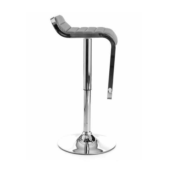 Siva podstavljena barska stolica podesive visine (visine sjedala 58 cm) Snappy – Tomasucci-image-1