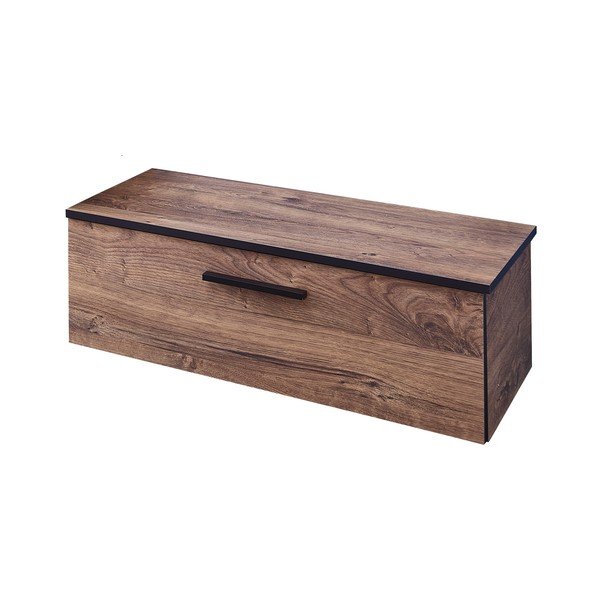 Smeđi viseći kupaonski ormarić u dekoru hrasta 71x27,5 cm Set 374 - Pelipal-image-2