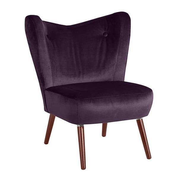 Ljubičasta stolica Max Winzer Sari Velvet