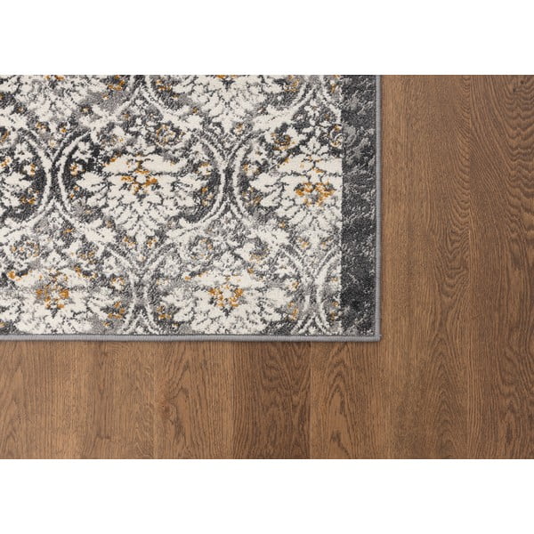 Tamno siva/boje slonovače staza 80x250 cm Soft Viskan – FD-image-4