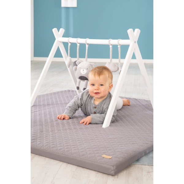 Tamno siva dječja podloga za igru 120x120 cm Style – Roba-image-1