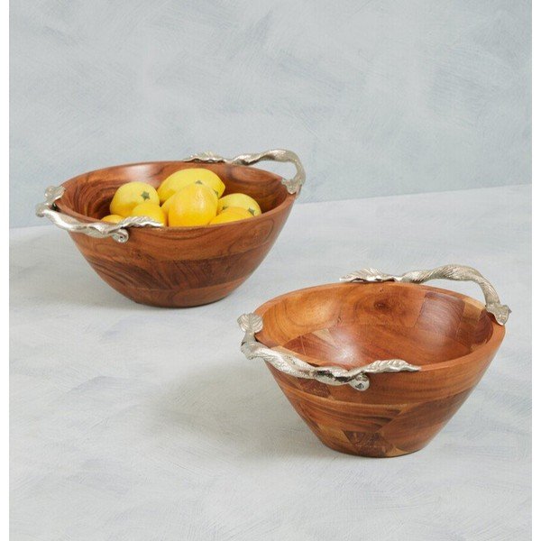 Drvena zdjela u prirodnoj boji Vine – Premier Housewares-image-1