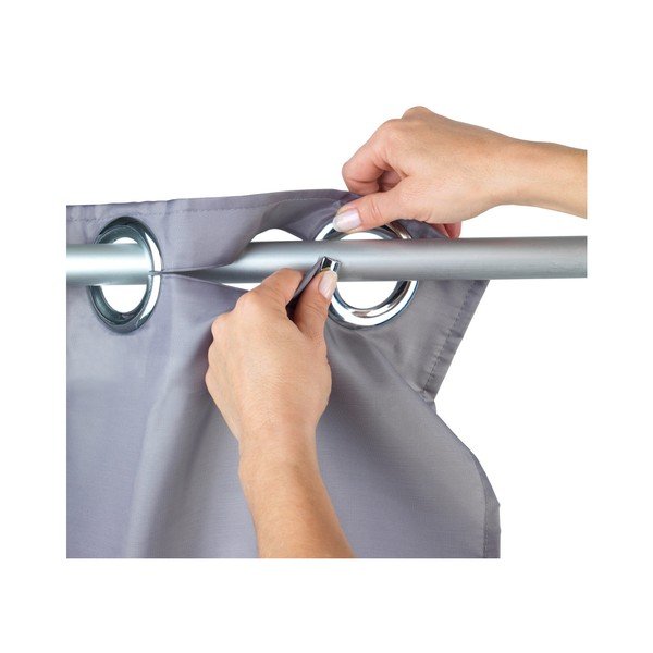 Siva zavjesa za tuš Wenko Comfort Flex, 180 x 200 cm-image-2