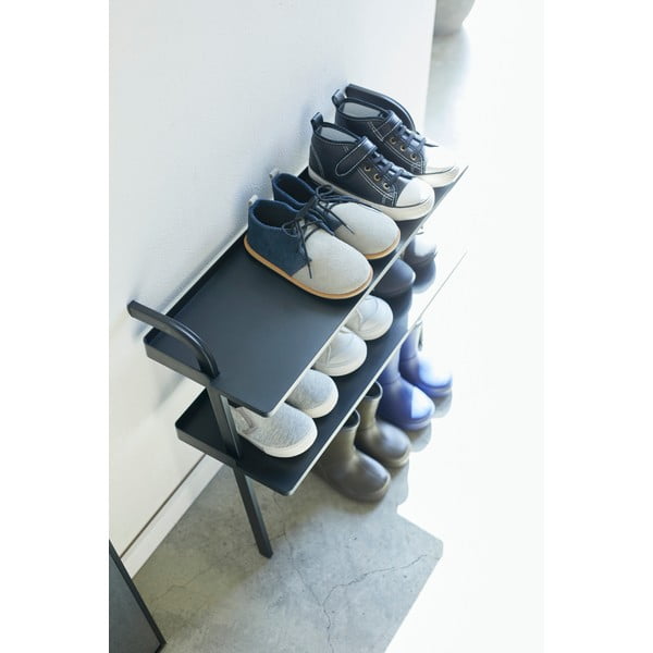 Crni metalni ormar za dječje cipele Tower – YAMAZAKI-image-3