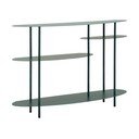 Plavozeleni metalni pomoćni stol 34x118 cm Saturn – Mauro Ferretti