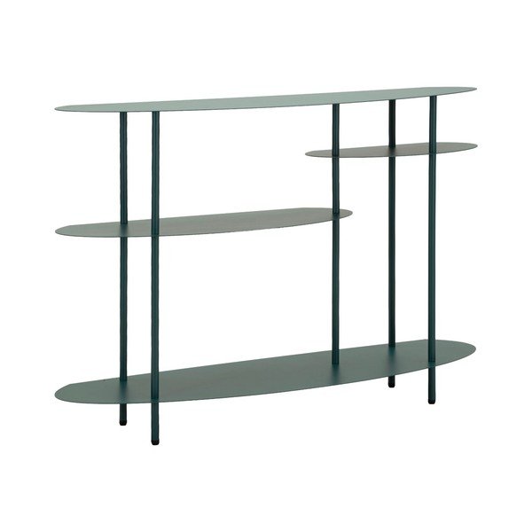 Plavozeleni metalni pomoćni stol 34x118 cm Saturn – Mauro Ferretti