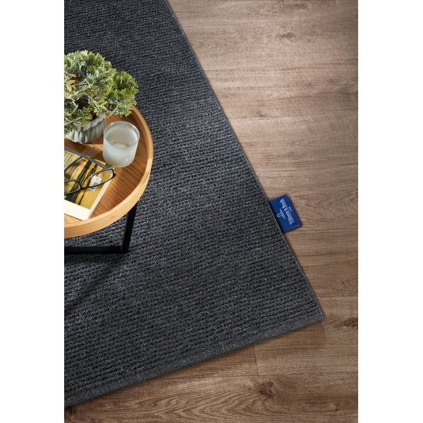 Tamno sivi ručno rađen vuneni tepih 80x150 cm Francois – Villeroy&Boch-image-2