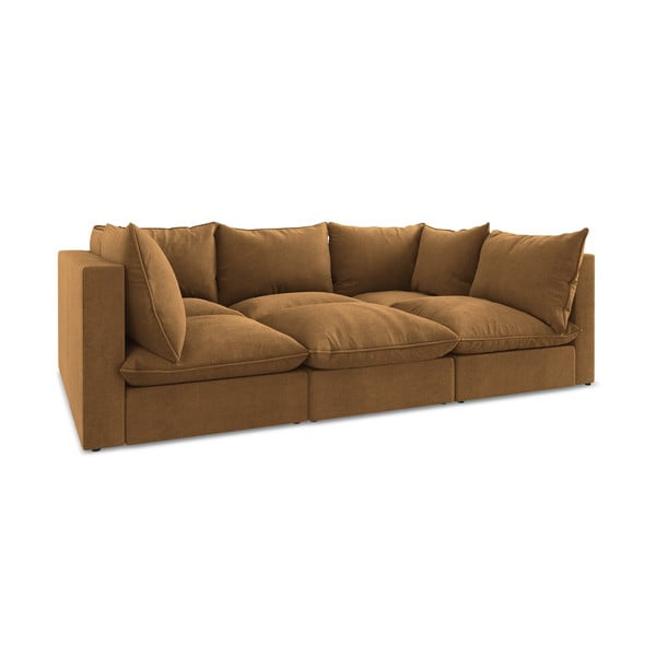 Sofa boja terakote 255 cm Manao – Makamii-image-1