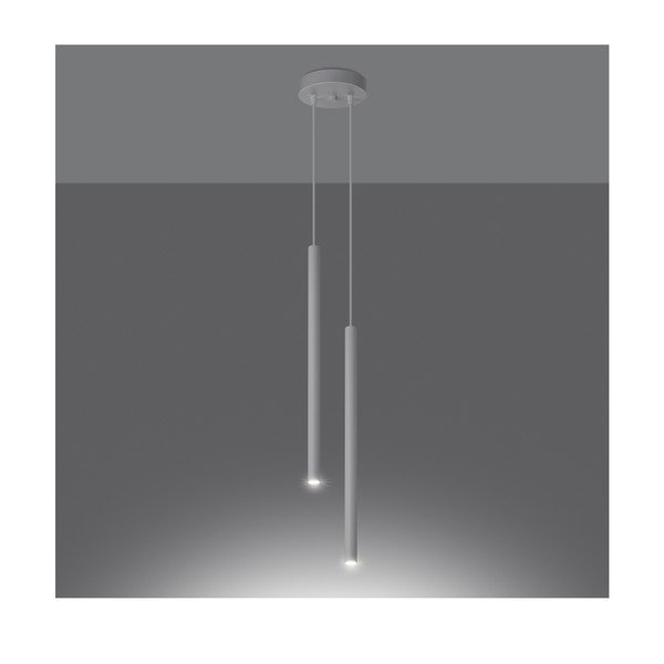 Bijela metalna viseća svjetiljka ø 15 cm Fideus – Sollux-image-4