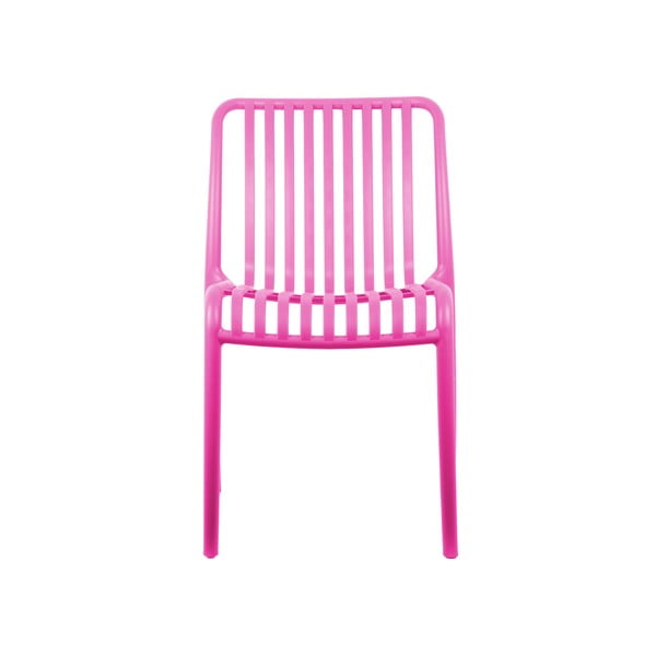 Ružičasta plastična blagovaonska stolica Glee – Leitmotiv-image-2