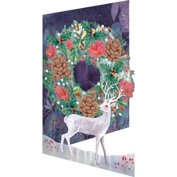 Čestitke u setu 5 kom s božićnim motivom Silver Stag  – Roger la Borde