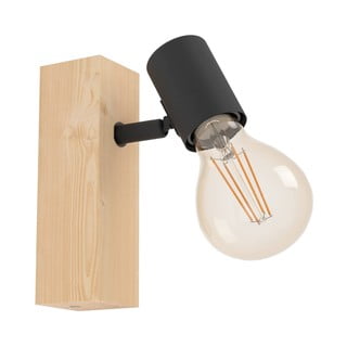 Crna/u prirodnoj boji zidna lampa TOWNSHEND 3 – EGLO