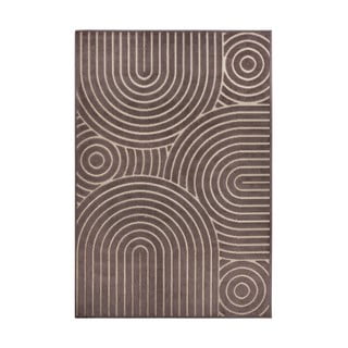 Smeđi tepih 200x285 cm Iconic Wave – Hanse Home