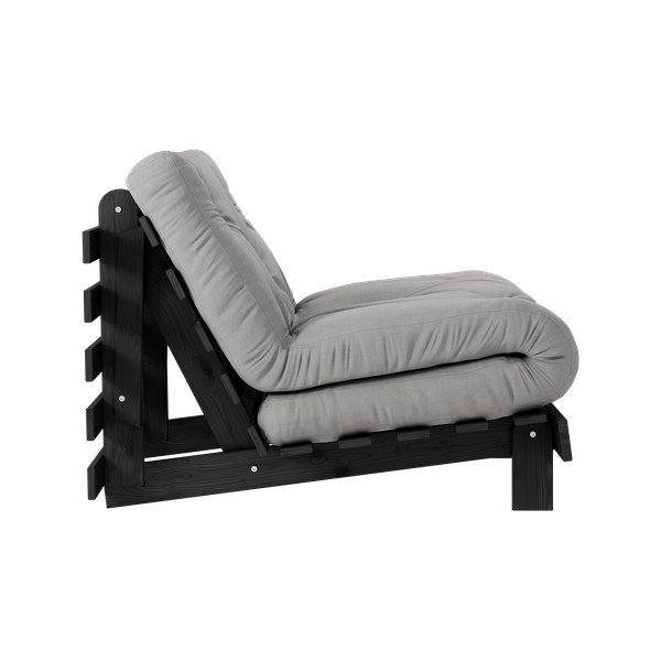 Siva fotelja Roots Black Night – Karup Design-image-4