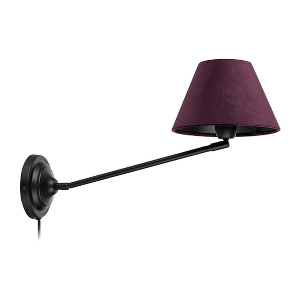 Crno-ljubičasta zidna svjetiljka Markslöjd Garda