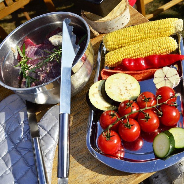 Set od 8 pribora za roštilj i kutije za roštilj Orion, duljine 34,5 cm-image-1