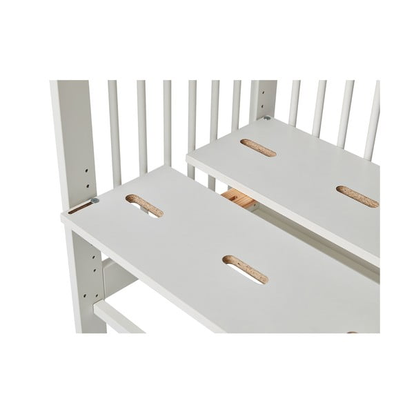 Bijeli mobilni dječji krevetić Pinio Basic, 89 x 45 cm-image-1