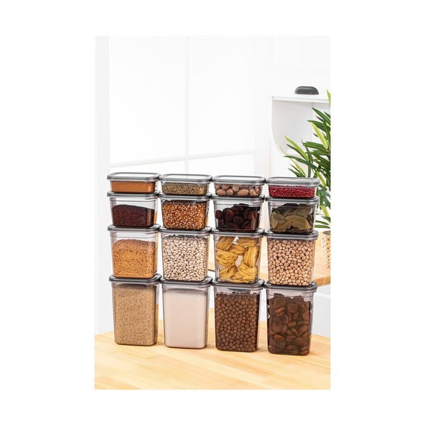 Posude za namirnice u setu 16 kom za čuvanje hrane Fresco – Hermia-image-1