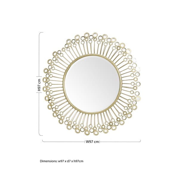 Zidno ogledalo ø 97 cm – Premier Housewares-image-2