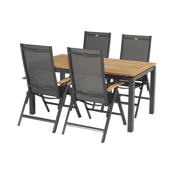 Siva metalna vrtna stolica Aruba - Hartman-image-2