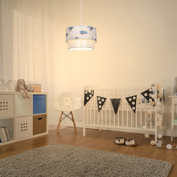 Bijelo-plava dječja svjetiljka - Squid Lighting-image-1