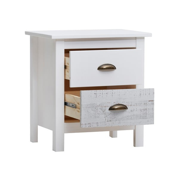 Bijelo-sivi noćni ormarić Marckeric Romantica, 46 x 50 cm-image-4