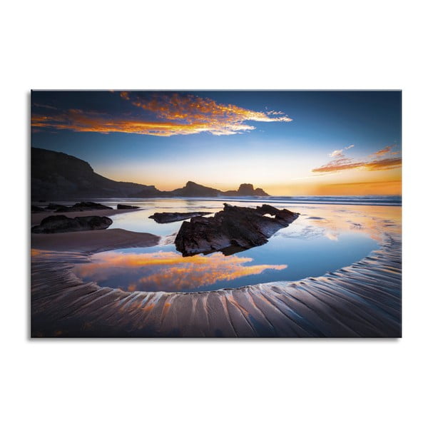 Styler Glasspik Views Ocean Sunset, 80 x 120 cm