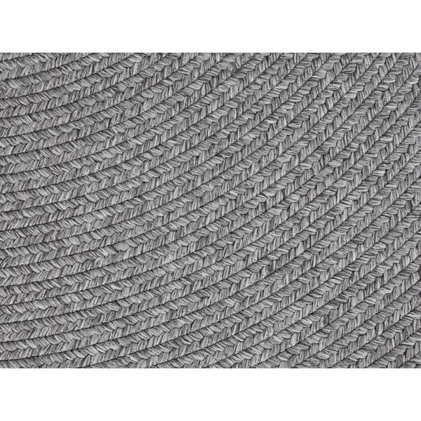 Sivi okrugli vanjski tepih ø 150 cm - NORTHRUGS-image-3