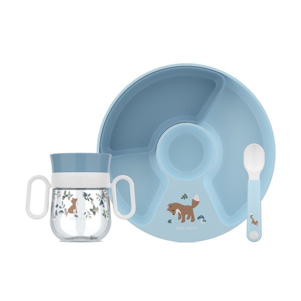 Plastičan dječji set posuđa 3 kom Forest Friends – Mepal