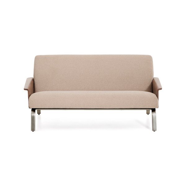 Svjetlo smeđa sofa od šenila 165 cm Amsen – Kave Home