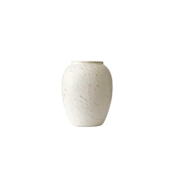 Kremasto bijela keramička vaza Bitz, visina 12,5 cm