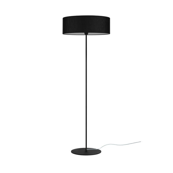 Crna podna svjetiljka Sotto Luce Doce XL, ⌀ 45 cm