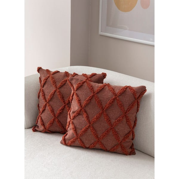 Ukrasne jastučnice u setu 2 kom 43x43 cm Tuffet – Mioli Decor-image-2