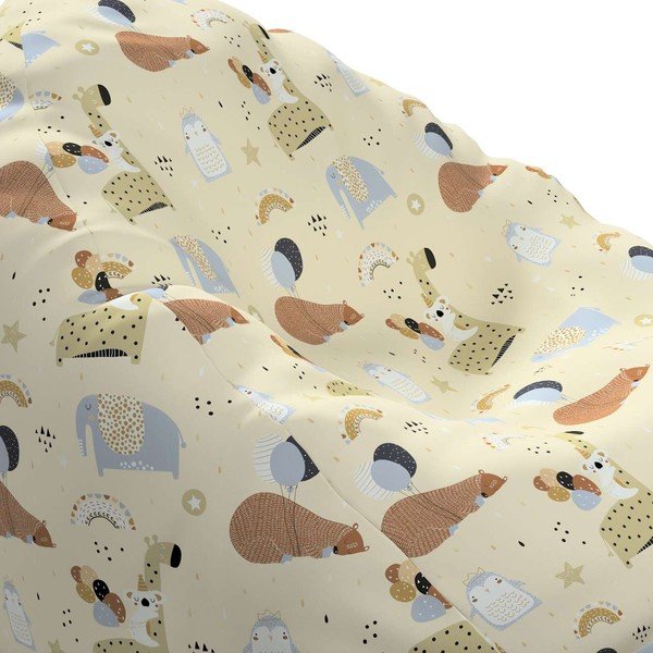 Bež dječja vreća za sjedenje Magic - Yellow Tipi-image-1