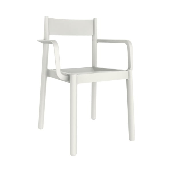 Set od 4 bijele vrtne stolice s Resol Danna naslonima za ruke