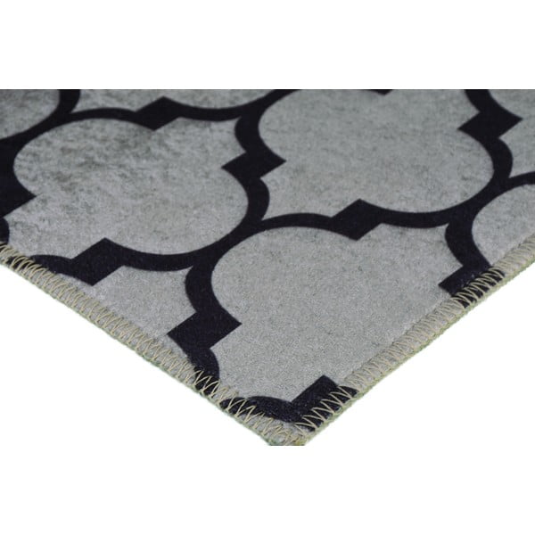 Sivi perivi tepih 80x50 cm - Vitaus-image-2