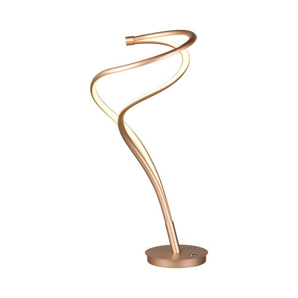 LED stolna lampa u zlatnoj boji s metalnim sjenilom (visina 56 cm) Nala – Trio Select-image-3