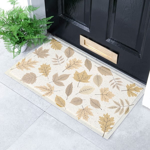 Otirač 40x70 cm Autumn Neutral Leaves – Artsy Doormats-image-1