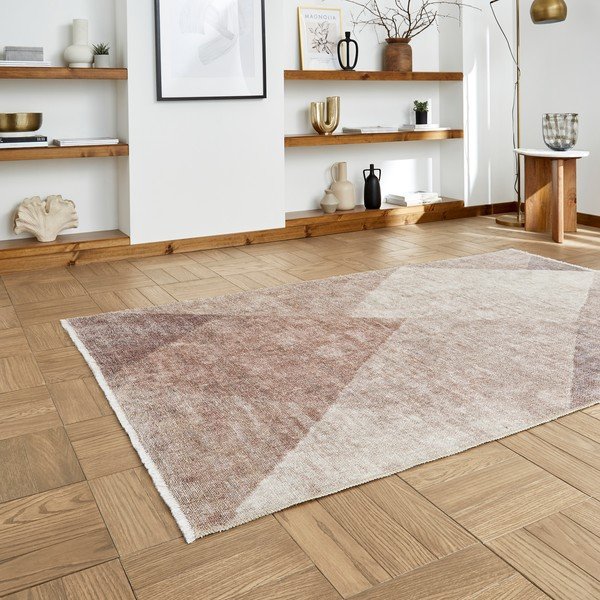 Svjetlo smeđa periva staza od mješavine pamuka 60x170 cm Whisper – Think Rugs-image-2