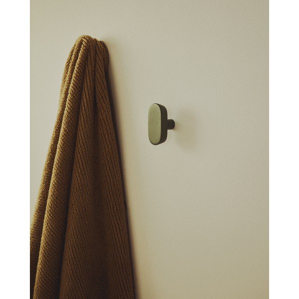 Zelene zidne kuke u setu 2 kom od masivne bukve Arely – Kave Home-image-1