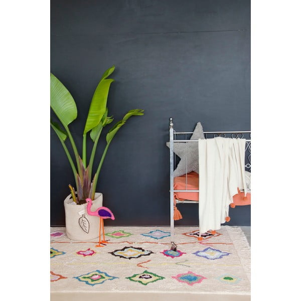 Krem periv/ručno rađen pamučan tepih 170x240 cm Kaarol – Lorena Canals-image-4