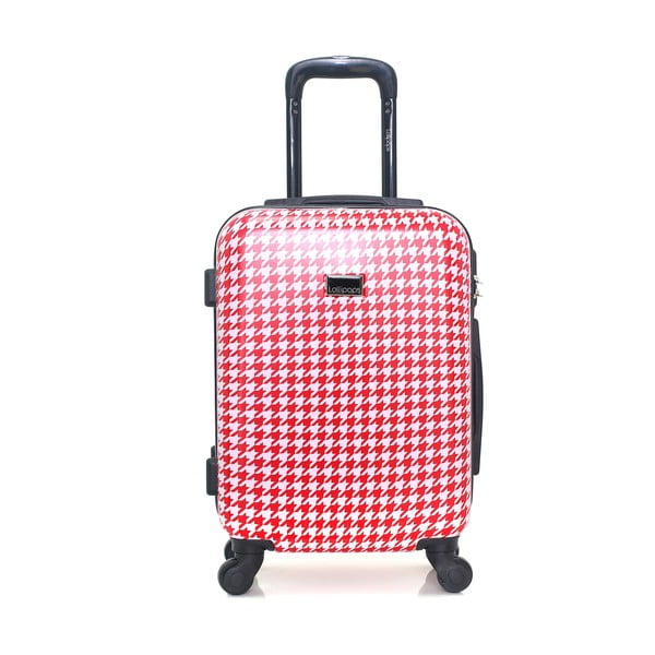 Crveno-ružičasti kofer na četiri kotača Lollipops Molly, 31 l