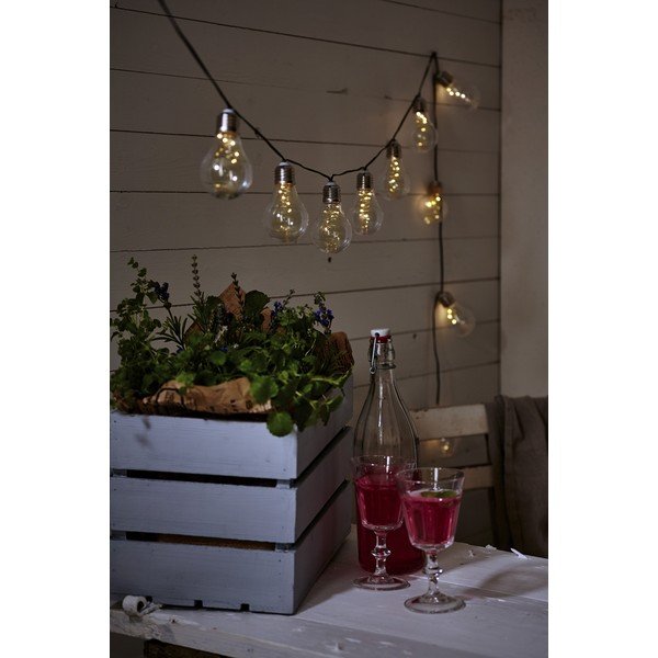 Bijeli LED lanac za solarno svjetlo pogodan za eksterijer Star Trading Glow, dužine 1,9 m-image-4