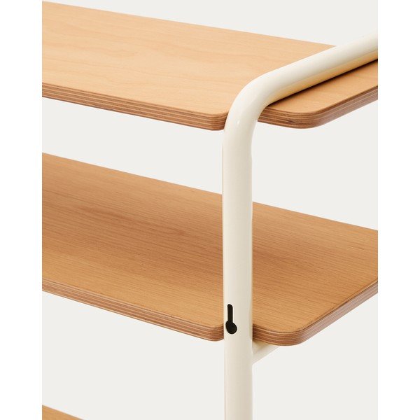 Bež/u prirodnoj boji viseća dječja biblioteka u dekoru jasena 60x70x28 cm Tinn – Kave Home-image-1