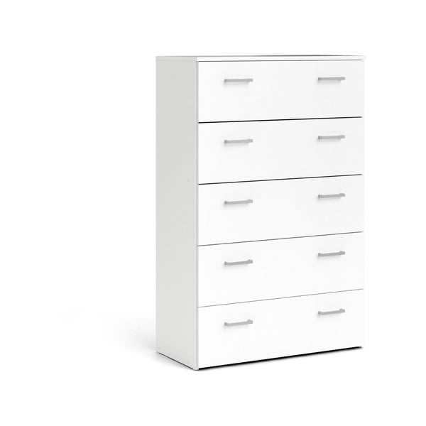 Bijela visoka komoda 74x115 cm Space – Tvilum-image-3