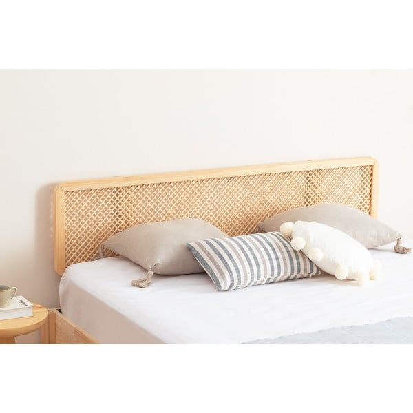 Bračni krevet od masivne smreke s podnicom 140x200 cm u prirodnoj boji Izabelya – Kalune Design-image-3