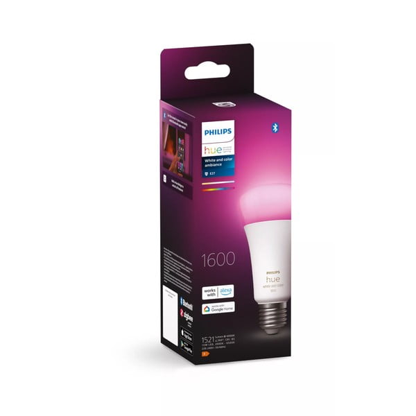 LED pametna žarulja E27, 15 W White and color ambiance – Philips Hue-image-1